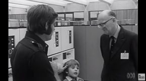 Arthur C. Clarke Says That Computers Will Fit On Desks One Day In 1974