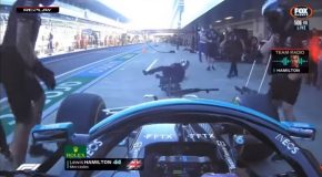 Compilation Of F1 Drivers Hitting Their Pit Crews!