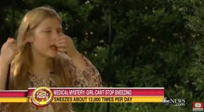 12-Year-Old Girl Sneezes A Massive 12,000 Times A Day