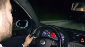 Golf GTI Gets Into A Bad High Speed Crash