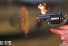 Super Slow Motion Footage Of Bullets Being Fired!