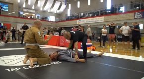 White Belt Takes Down His Opponent Under Half A Minute