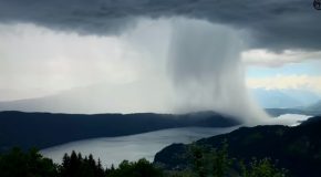 Beautiful Timelapse Footage Of A Rainstorm
