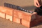 Displaying The Double Domino Effect Using 50 Bricks