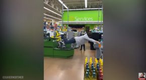 Man Floats Through A Departmental Store And Shocks Everyone