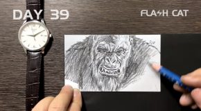 Making An Amazing Flipbook Of Godzilla Vs King Kong