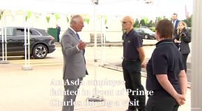 ASDA Employee Falls Unconscious In Front Of Prince Charles