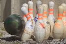 Bowling Ball Cannon Going At 240mph Recorded In Slow Motion