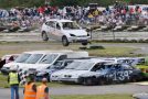 Cars Jumping Over Ramps At The Angmering Raceway