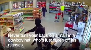 Mexican ‘Cowboy’ Stops An Armed Robbery From Happening