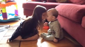 Beautiful Moments Between A Girl And Her Baby Brother