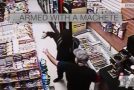 Robber Threatens Store Clerk With A Machete, Store Clerk Gets A Sword