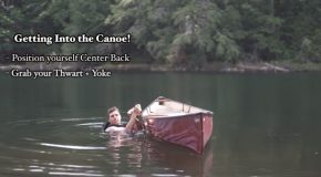 Tutorial On Getting Back Into Your Tipped-Over Canoe When You’re Alone