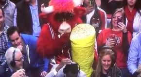 Funniest NBA Mascot Moments Caught On Tape