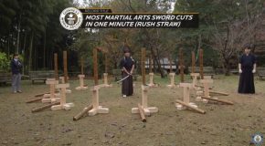 Katana World Record Being Attempted By Martial Arts Master