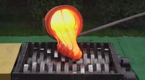 Putting Molten Lava Inside A Shredder