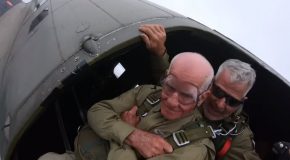 97-Year-Old WWII Veteran Gets To Jump From A Plane Again