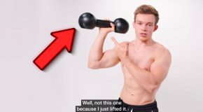 This Dumbbell Can Be Lifted By Only One Guy