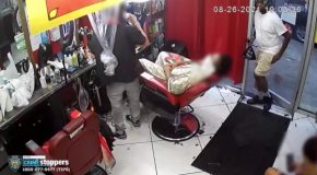 Armed robber robs a barbershop in Bronx at gunpoint