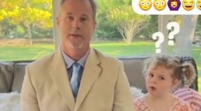 Father’s fake job interview gets a funny reaction from his daughter