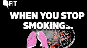 The effects on a human body after quitting smoking