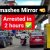 Motorcyclist breaks a car’s mirror, gets arrested