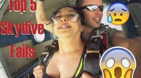 5 of the craziest skydive fail moments caught on camera