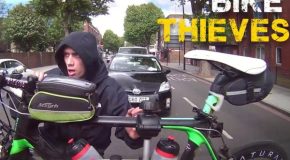 Bike thieves being caught on camera