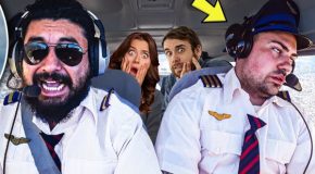 Fake pilot prank scares the living daylights out of the victims