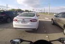 Biker gets into a rather bad accident