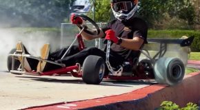 Building a crazy electric go-kart that goes 70mph and drifts