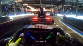POV footage of the largest go-kart race in the world
