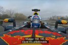 The fastest camera drone in the world races against an F1 car