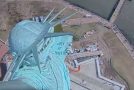 Scary footage shows the Statue of Liberty shaking during the New York earthquake