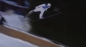 The most insane ski jump ever!