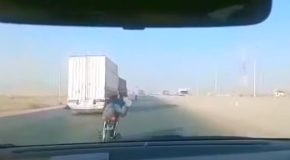 Speeding Bikers Get Into A Bad Accident