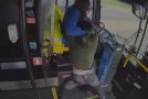 Man attacks a bus driver and causes the bus to crash into a building