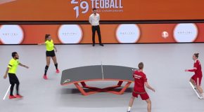 The most intense Teqball rally ever!