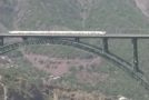 Amazing footage of a train crossing the world’s tallest rail bridge