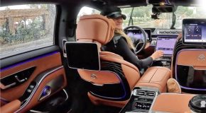 POV clip of what it’s like to live with a Mercedes-Maybach S680 luxury car