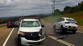 Driver falls asleep while driving and crashes