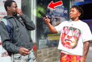 Really Funny Fart Spray Mic Prank In The Hood