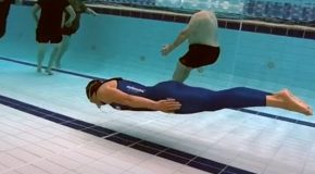 Amazing 1 breath, 8 strokes swimming technique