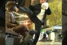 Man Pretending To Be A Statue Pranks People