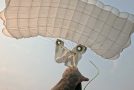 Skydiver Cuts Off His Tangled Up Parachute Mid-Flight