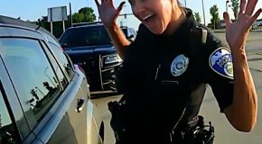 Rebellious Woman Gets The Lesson Of Her Life From The Cops