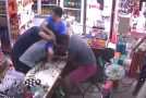 Robbers Try To Rob A Shop, Shopkeeper Fights Back