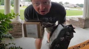 Frustrated Husband Shows How Angry He Is On The Ring Doorbell Camera