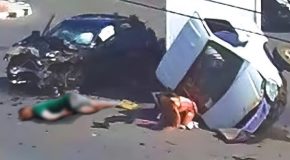 115 Of The Most Devastating And Scary Car Crashes Caught On Camera