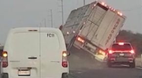 Trucker Doesn’t Let Anyone Pass, Faces Instant Karma